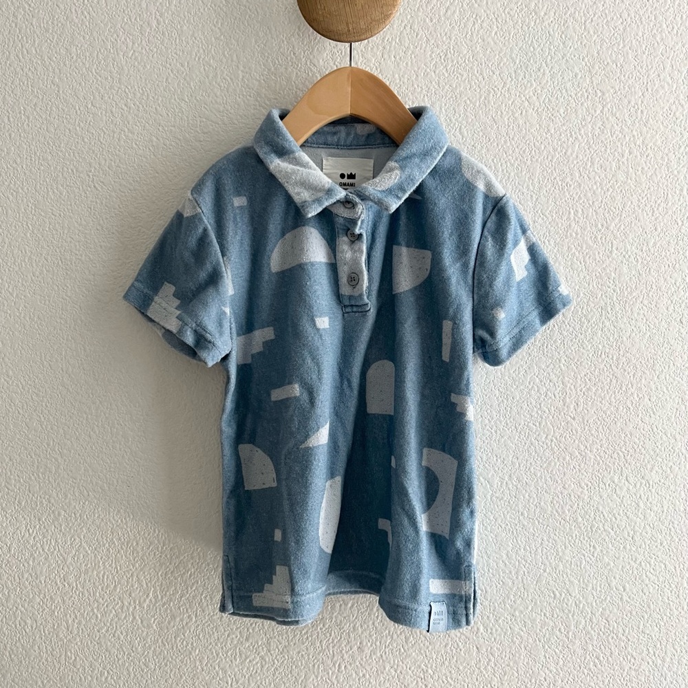 Omamimini Boys Blue Polo